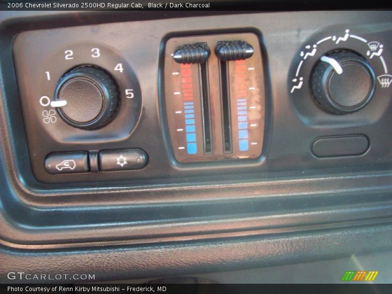 Black / Dark Charcoal 2006 Chevrolet Silverado 2500HD Regular Cab