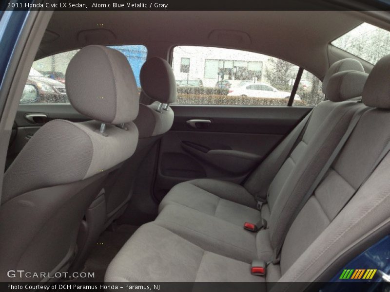 Atomic Blue Metallic / Gray 2011 Honda Civic LX Sedan