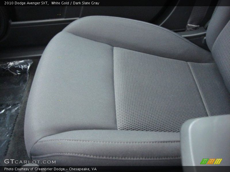 White Gold / Dark Slate Gray 2010 Dodge Avenger SXT