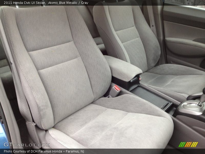 Atomic Blue Metallic / Gray 2011 Honda Civic LX Sedan