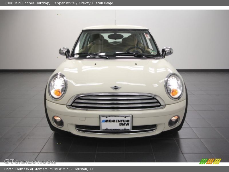 Pepper White / Gravity Tuscan Beige 2008 Mini Cooper Hardtop