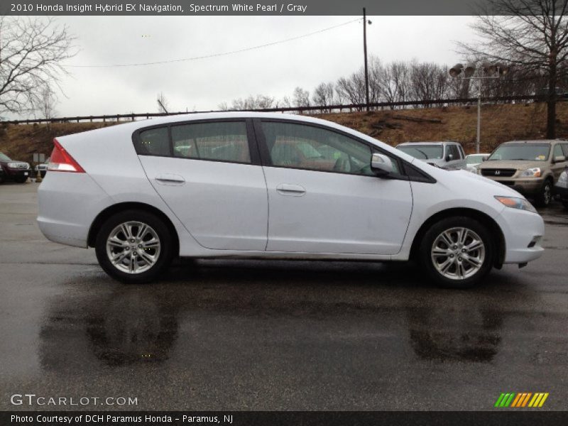 Spectrum White Pearl / Gray 2010 Honda Insight Hybrid EX Navigation