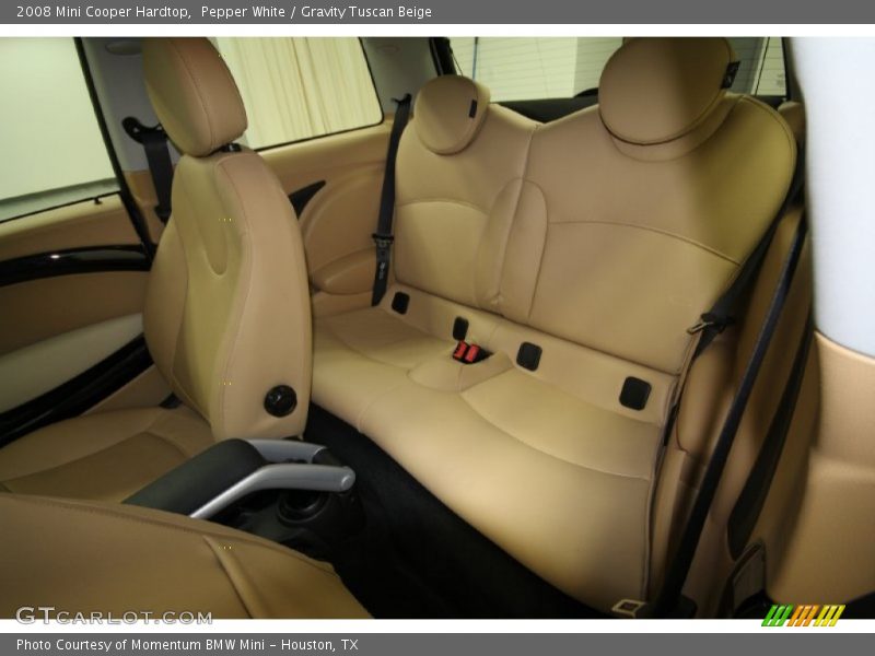 Pepper White / Gravity Tuscan Beige 2008 Mini Cooper Hardtop