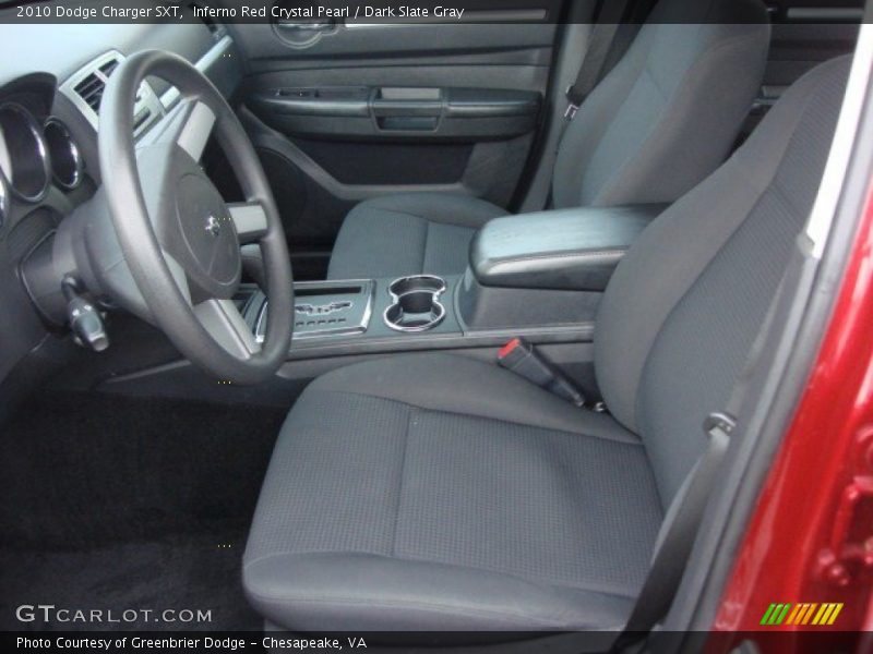 Inferno Red Crystal Pearl / Dark Slate Gray 2010 Dodge Charger SXT