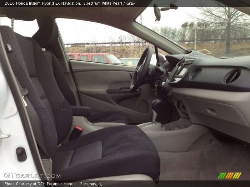 Spectrum White Pearl / Gray 2010 Honda Insight Hybrid EX Navigation