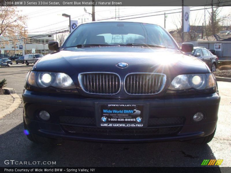 Orient Blue Metallic / Natural Brown 2004 BMW 3 Series 330xi Sedan