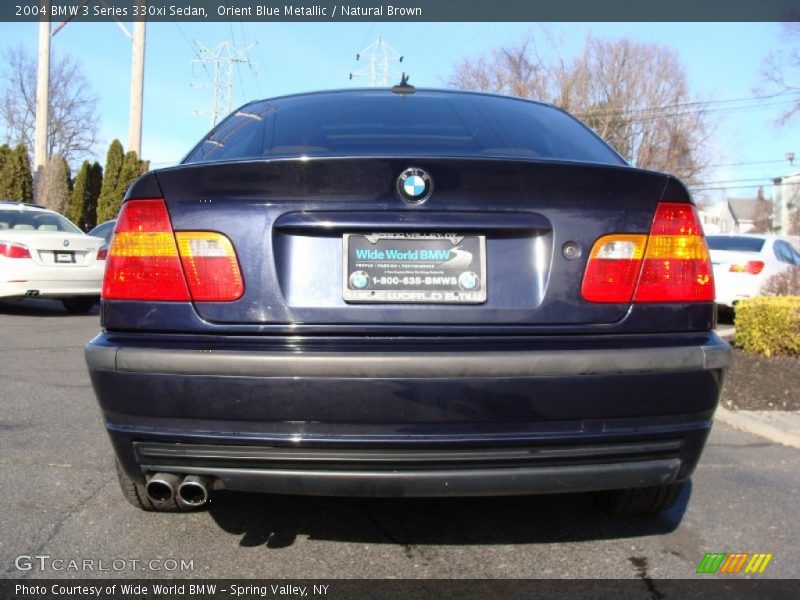 Orient Blue Metallic / Natural Brown 2004 BMW 3 Series 330xi Sedan
