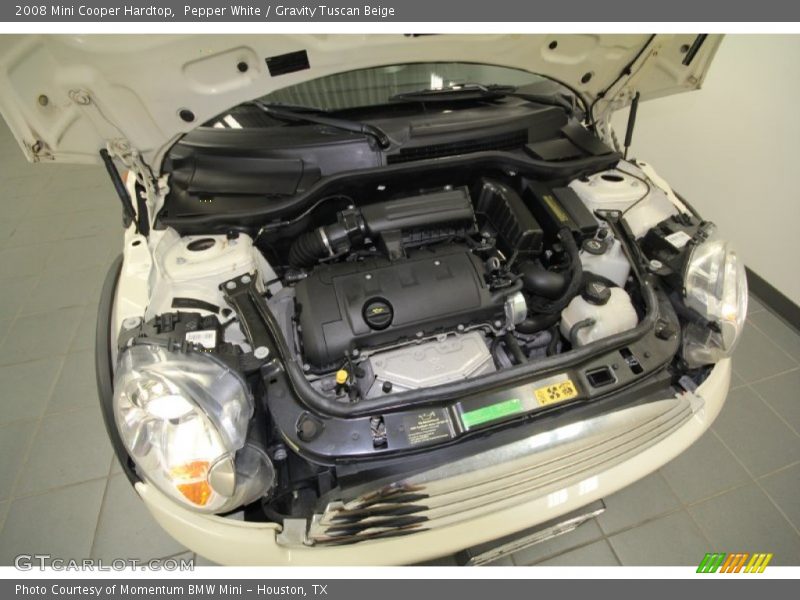Pepper White / Gravity Tuscan Beige 2008 Mini Cooper Hardtop