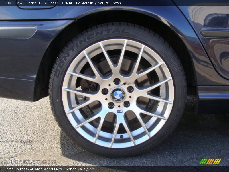Orient Blue Metallic / Natural Brown 2004 BMW 3 Series 330xi Sedan
