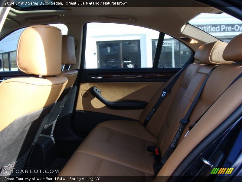 Orient Blue Metallic / Natural Brown 2004 BMW 3 Series 330xi Sedan