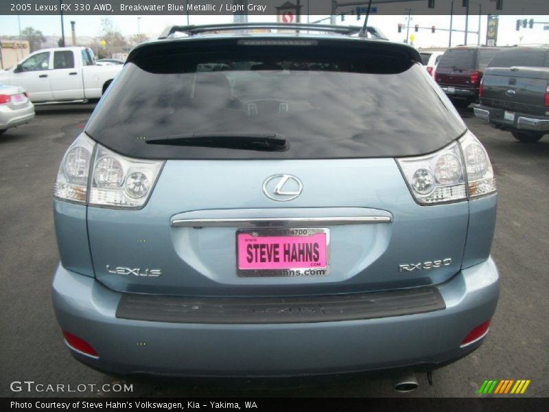 Breakwater Blue Metallic / Light Gray 2005 Lexus RX 330 AWD