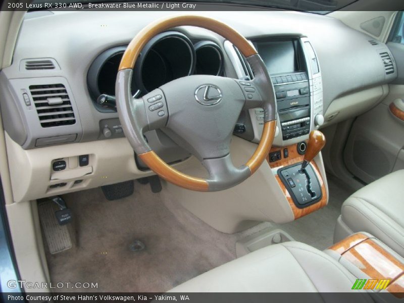 Breakwater Blue Metallic / Light Gray 2005 Lexus RX 330 AWD