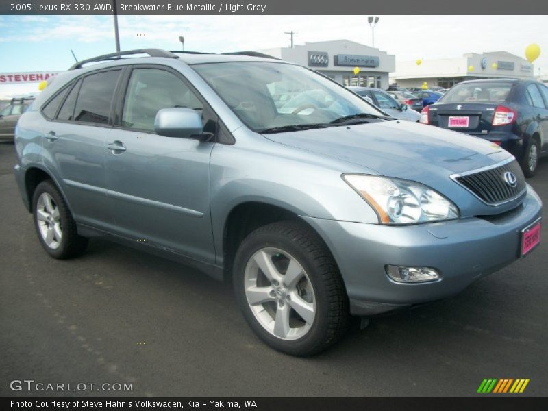Breakwater Blue Metallic / Light Gray 2005 Lexus RX 330 AWD