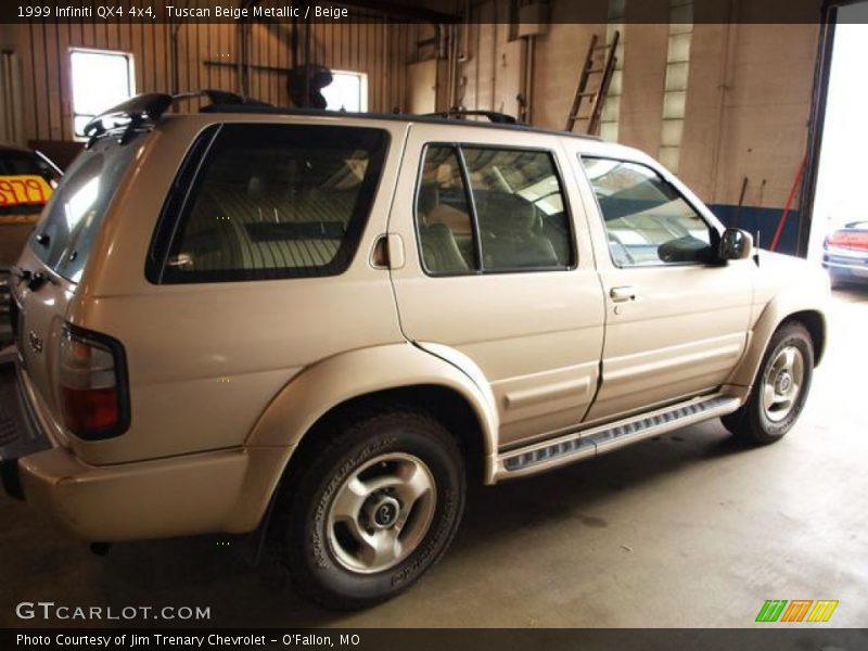 Tuscan Beige Metallic / Beige 1999 Infiniti QX4 4x4