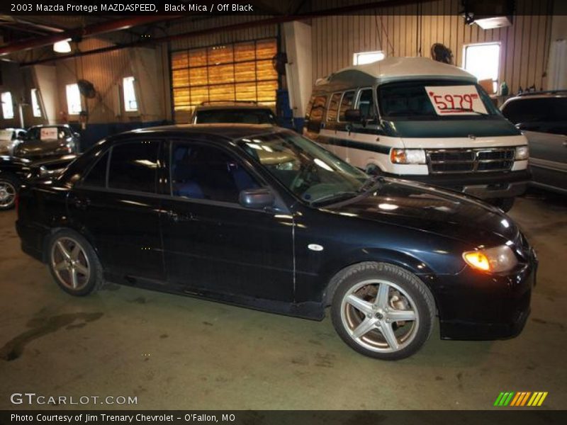 Black Mica / Off Black 2003 Mazda Protege MAZDASPEED