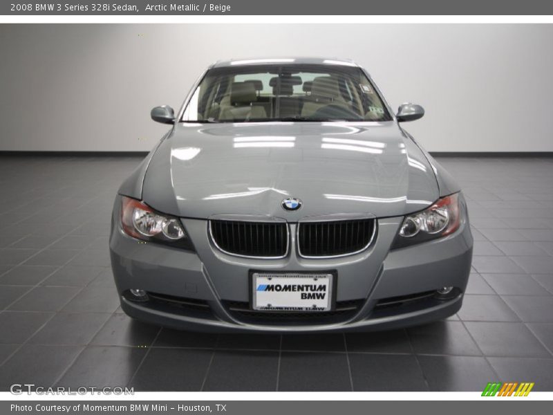 Arctic Metallic / Beige 2008 BMW 3 Series 328i Sedan