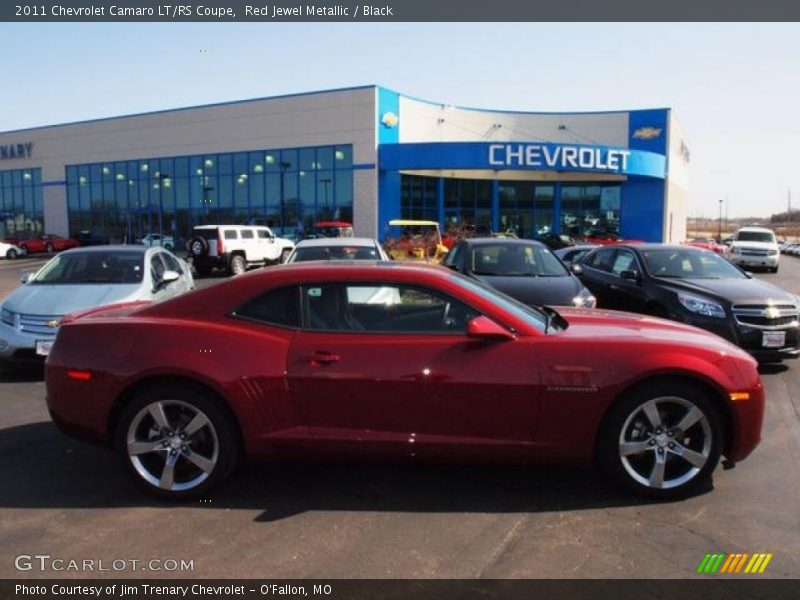 Red Jewel Metallic / Black 2011 Chevrolet Camaro LT/RS Coupe