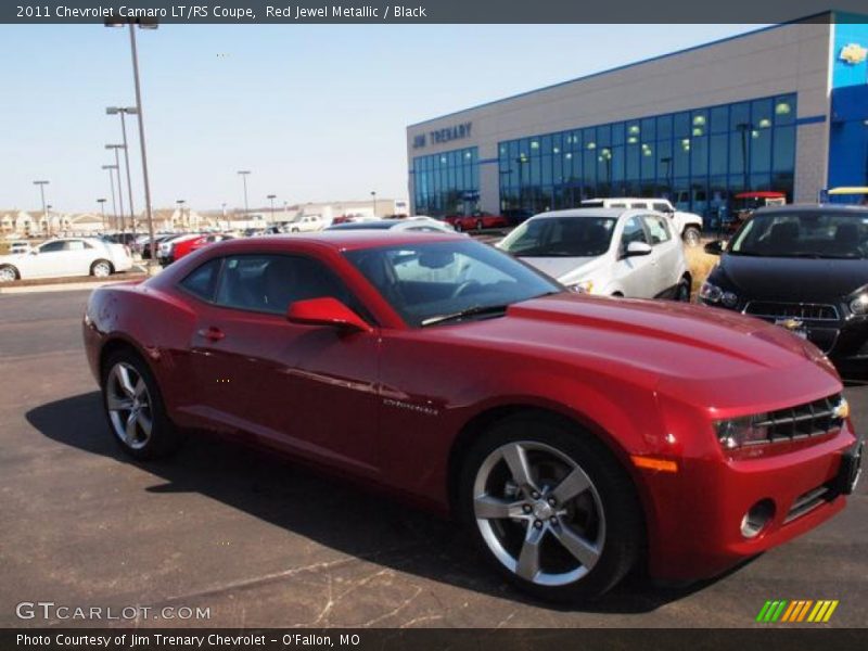 Red Jewel Metallic / Black 2011 Chevrolet Camaro LT/RS Coupe
