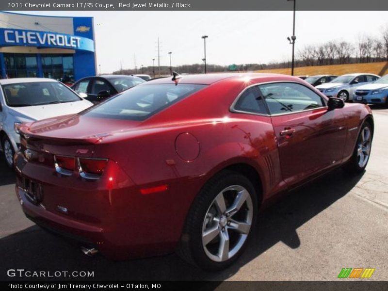 Red Jewel Metallic / Black 2011 Chevrolet Camaro LT/RS Coupe