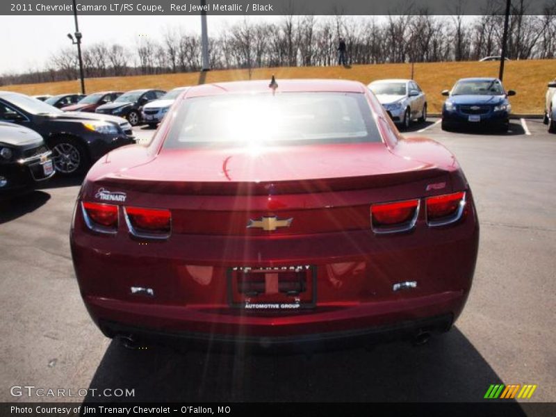 Red Jewel Metallic / Black 2011 Chevrolet Camaro LT/RS Coupe