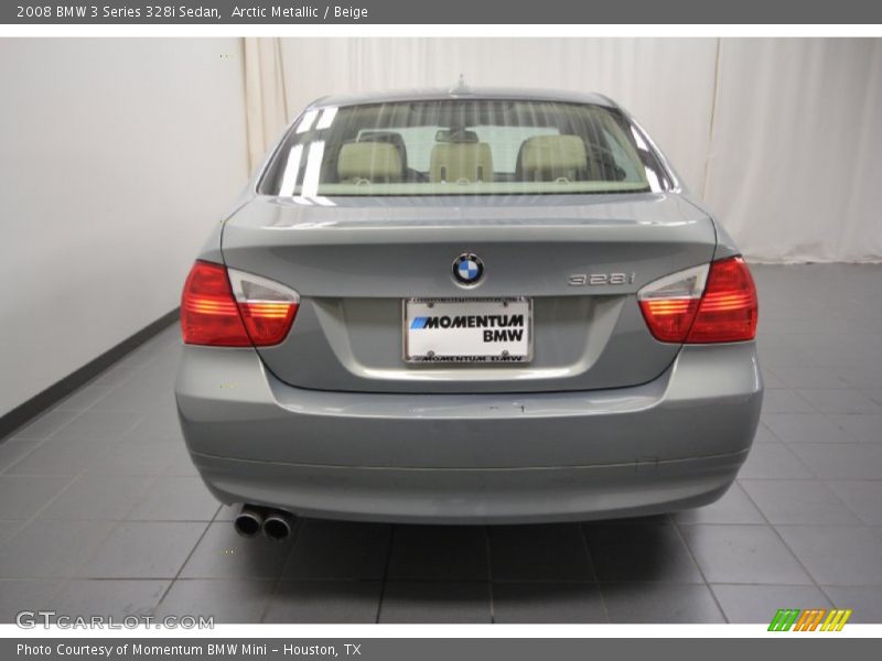 Arctic Metallic / Beige 2008 BMW 3 Series 328i Sedan