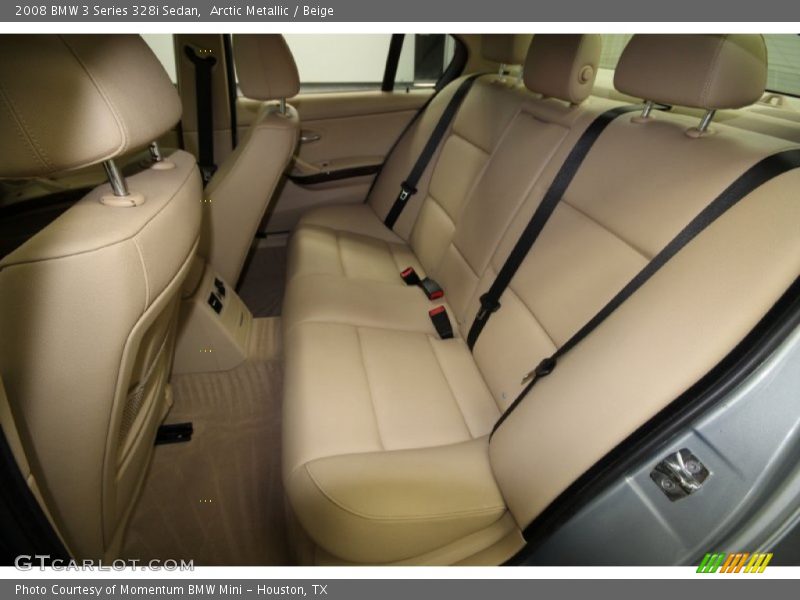 Arctic Metallic / Beige 2008 BMW 3 Series 328i Sedan