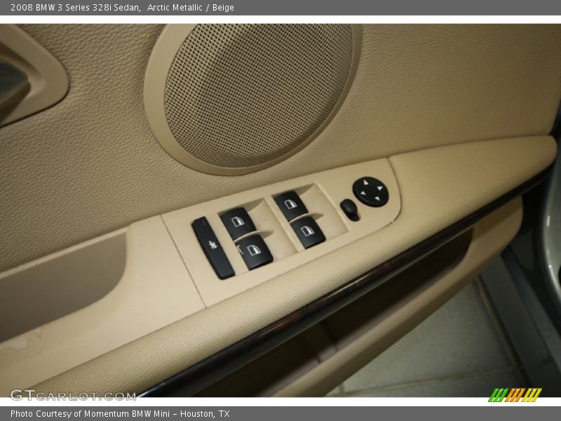 Arctic Metallic / Beige 2008 BMW 3 Series 328i Sedan