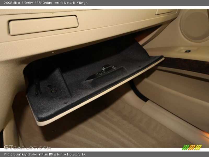 Arctic Metallic / Beige 2008 BMW 3 Series 328i Sedan