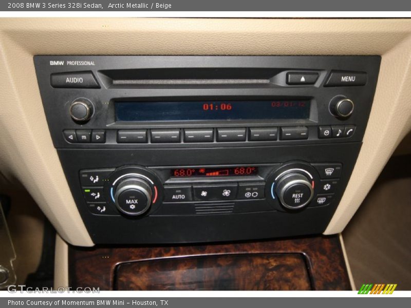 Arctic Metallic / Beige 2008 BMW 3 Series 328i Sedan