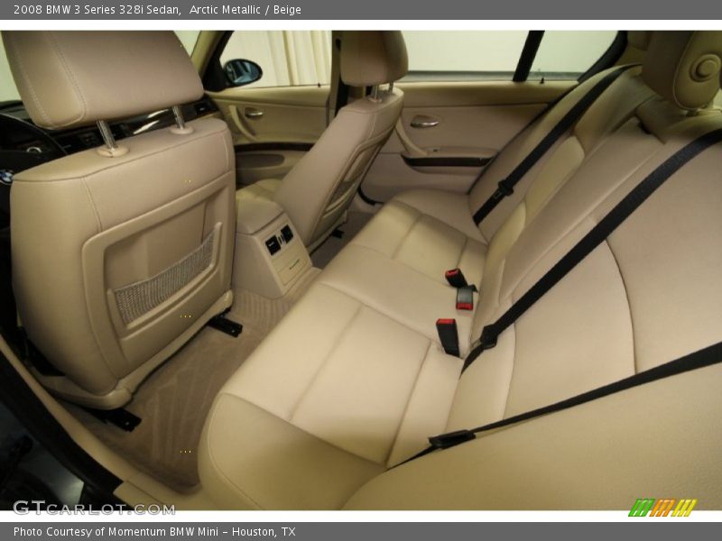 Arctic Metallic / Beige 2008 BMW 3 Series 328i Sedan