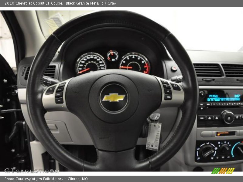 Black Granite Metallic / Gray 2010 Chevrolet Cobalt LT Coupe
