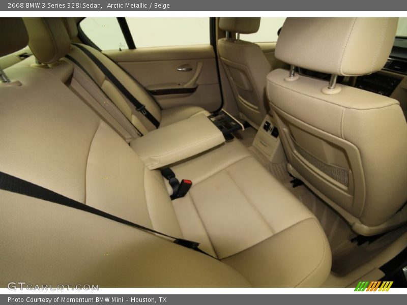 Arctic Metallic / Beige 2008 BMW 3 Series 328i Sedan