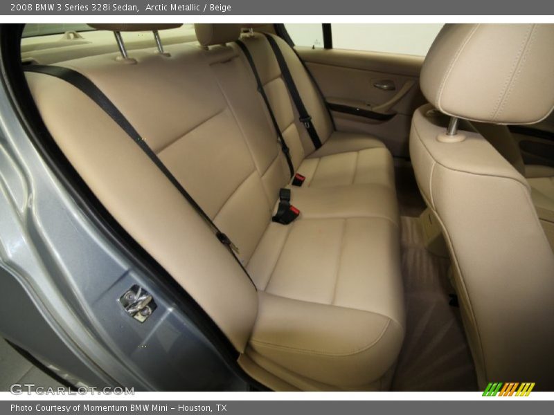 Arctic Metallic / Beige 2008 BMW 3 Series 328i Sedan