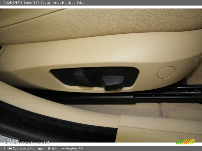 Arctic Metallic / Beige 2008 BMW 3 Series 328i Sedan