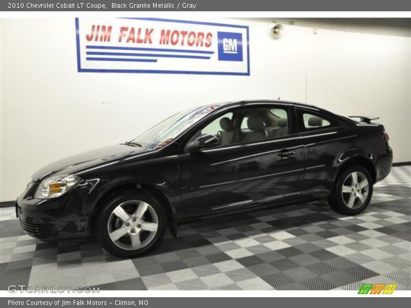 Black Granite Metallic / Gray 2010 Chevrolet Cobalt LT Coupe