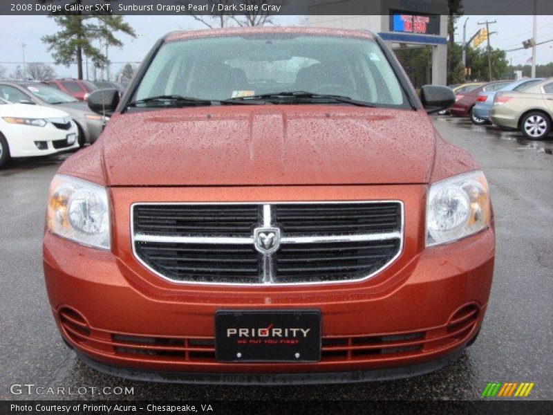 Sunburst Orange Pearl / Dark Slate Gray 2008 Dodge Caliber SXT