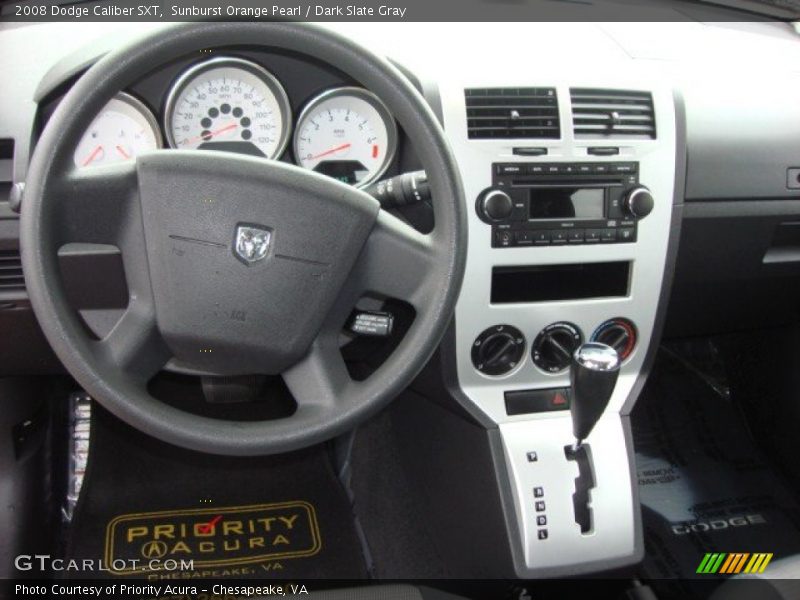 Sunburst Orange Pearl / Dark Slate Gray 2008 Dodge Caliber SXT