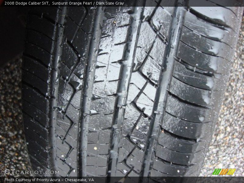 Sunburst Orange Pearl / Dark Slate Gray 2008 Dodge Caliber SXT