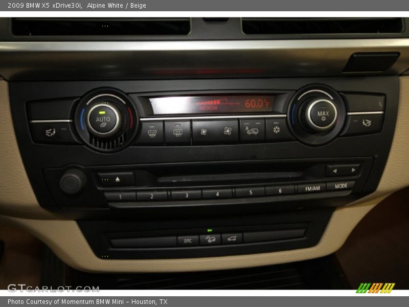 Alpine White / Beige 2009 BMW X5 xDrive30i