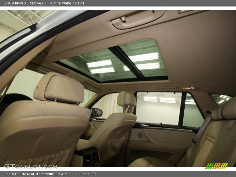 Alpine White / Beige 2009 BMW X5 xDrive30i