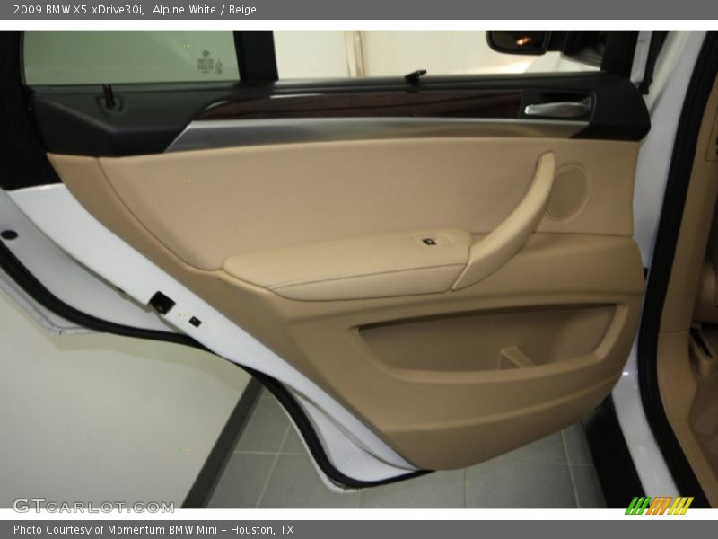 Alpine White / Beige 2009 BMW X5 xDrive30i