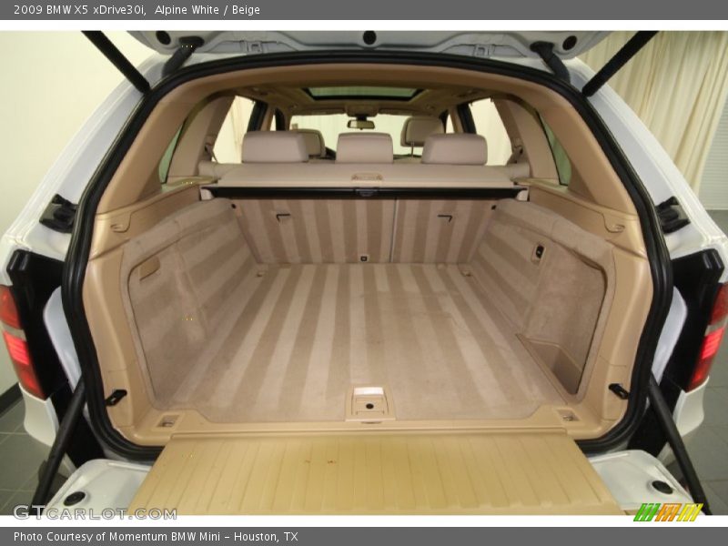 Alpine White / Beige 2009 BMW X5 xDrive30i