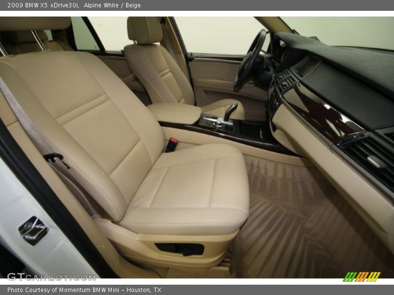Alpine White / Beige 2009 BMW X5 xDrive30i