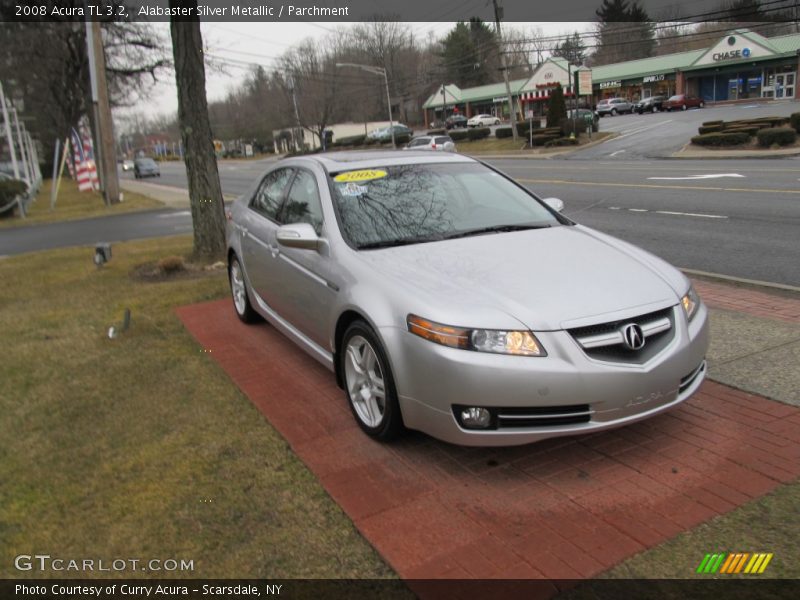 Alabaster Silver Metallic / Parchment 2008 Acura TL 3.2