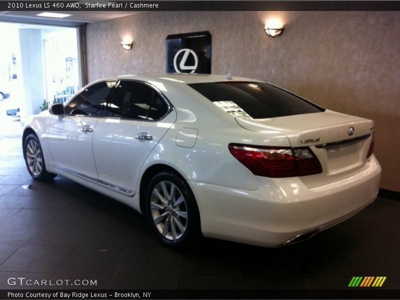 Starfire Pearl / Cashmere 2010 Lexus LS 460 AWD