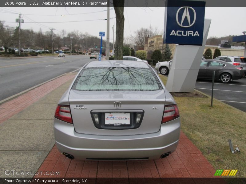 Alabaster Silver Metallic / Parchment 2008 Acura TL 3.2