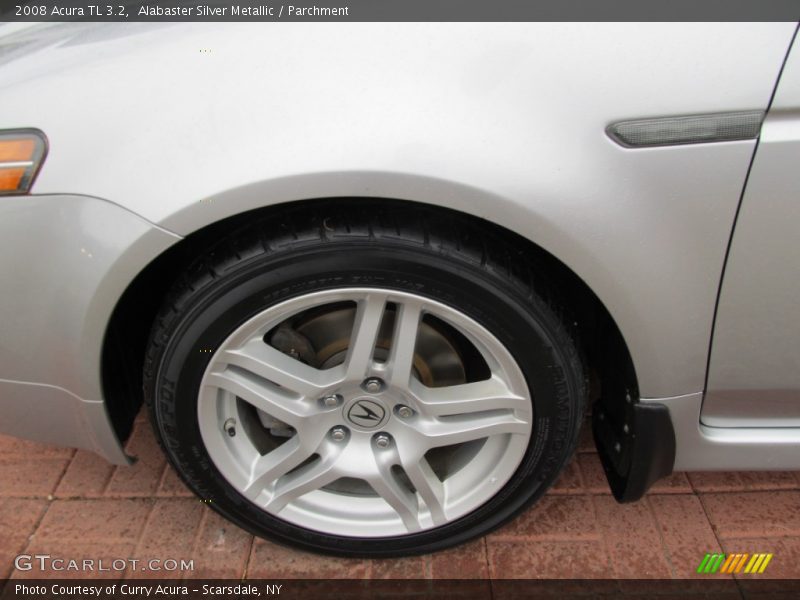 Alabaster Silver Metallic / Parchment 2008 Acura TL 3.2