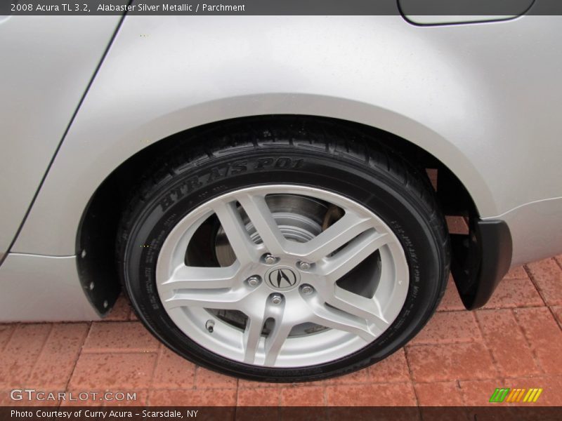 Alabaster Silver Metallic / Parchment 2008 Acura TL 3.2
