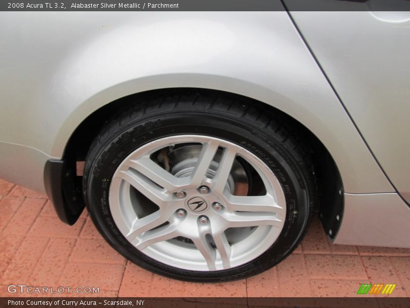 Alabaster Silver Metallic / Parchment 2008 Acura TL 3.2