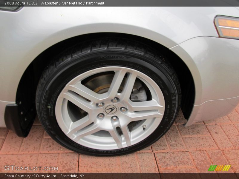 Alabaster Silver Metallic / Parchment 2008 Acura TL 3.2